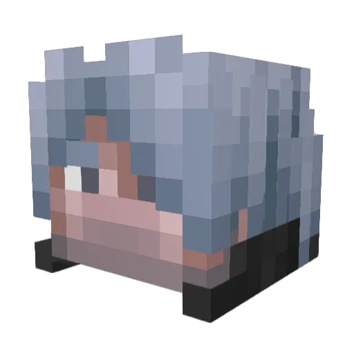 NoxDoubt Minecraft avatar head, 3D render