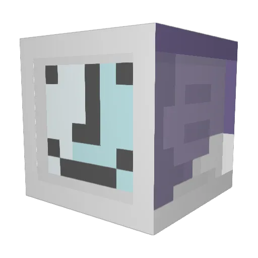 NoxFish Minecraft avatar head, 3D render