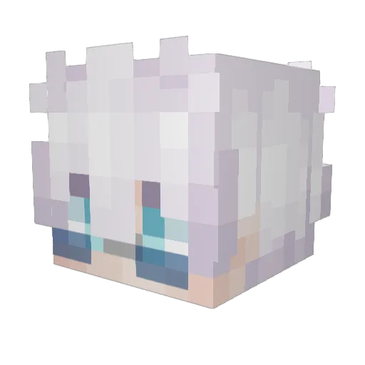 NoxHD44 Minecraft avatar head, 3D render