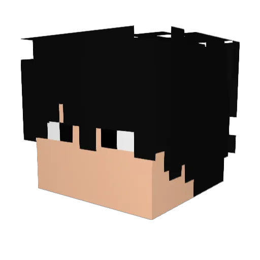 NoxTundraFX Minecraft avatar head, 3D render