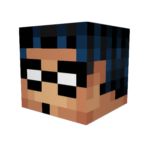 Nox_31 Minecraft avatar head, 3D render