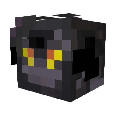Nox_A Minecraft avatar head, 3D render