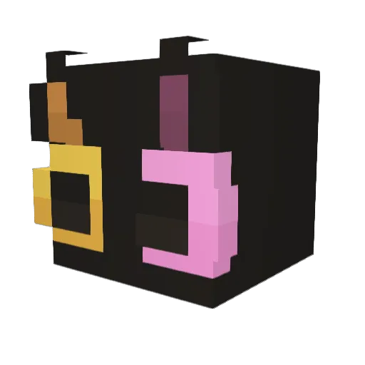 Nox_in_space Minecraft avatar head, 3D render
