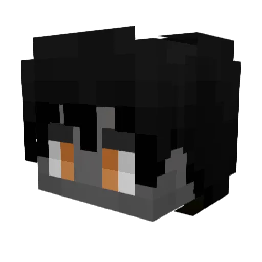 Noxads Minecraft avatar head, 3D render