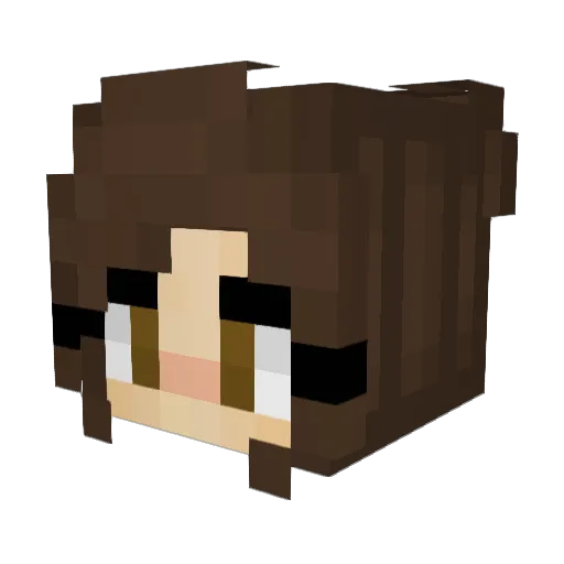 Noxcio Minecraft avatar head, 3D render