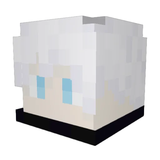 NoxeHD Minecraft avatar head, 3D render