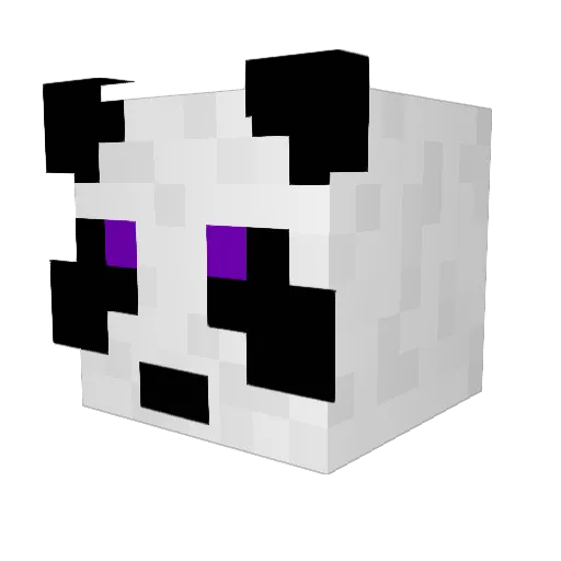 NoxenIW Minecraft avatar head, 3D render