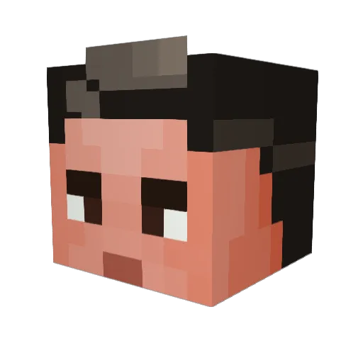 Noxen_PL Minecraft avatar head, 3D render
