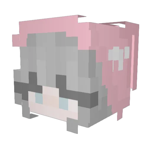 Noxian_Pride Minecraft avatar head, 3D render