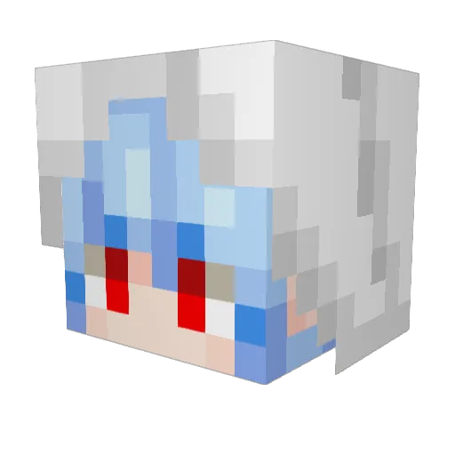 Noxillio_alt1 Minecraft avatar head, 3D render