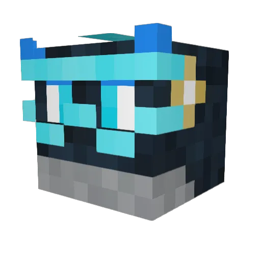 NoxisRhegaa Minecraft avatar head, 3D render
