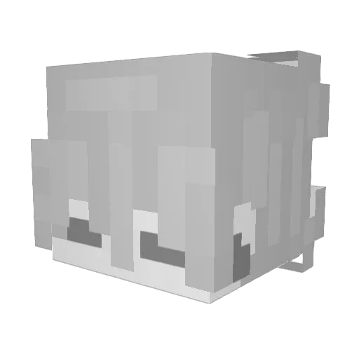 Noxiss1 Minecraft avatar head, 3D render
