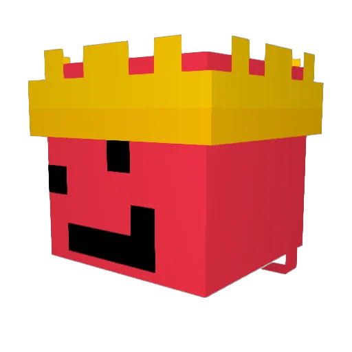 Noxius Minecraft avatar head, 3D render