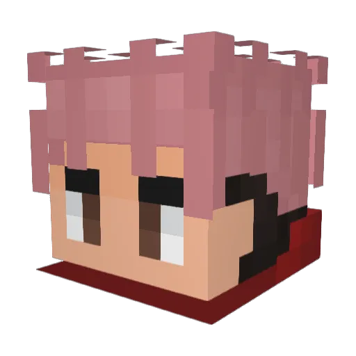 NoxiusZlayer Minecraft avatar head, 3D render