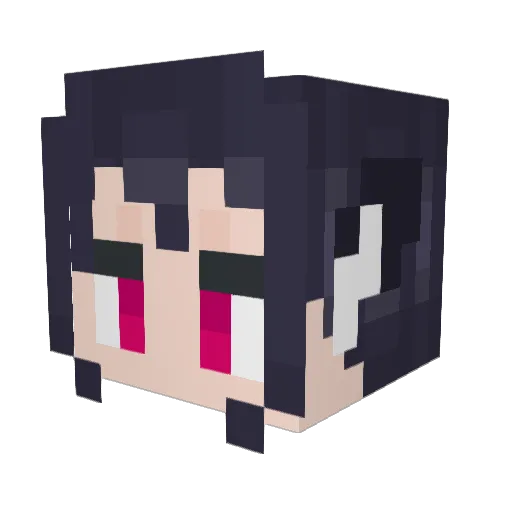 Noxms Minecraft avatar head, 3D render