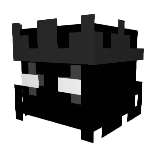 Noxoffline Minecraft avatar head, 3D render