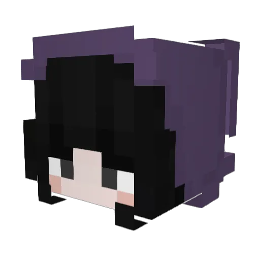 Noxsyy Minecraft avatar head, 3D render
