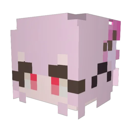 Noxyxy_ Minecraft avatar head, 3D render