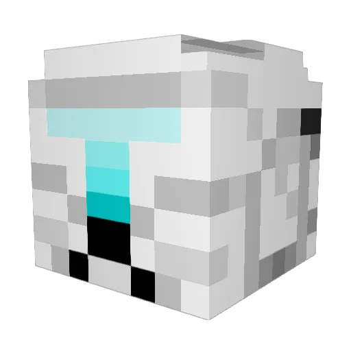 Noyard Minecraft avatar head, 3D render