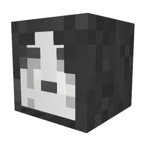 Noysia Minecraft avatar head, 3D render
