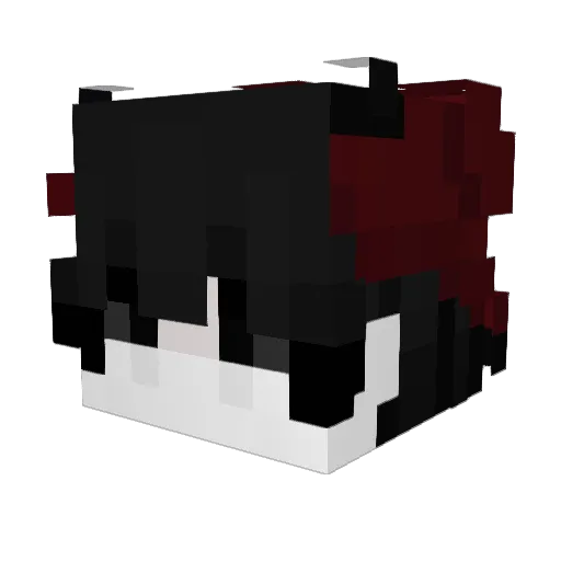 Noz1Ku Minecraft avatar head, 3D render