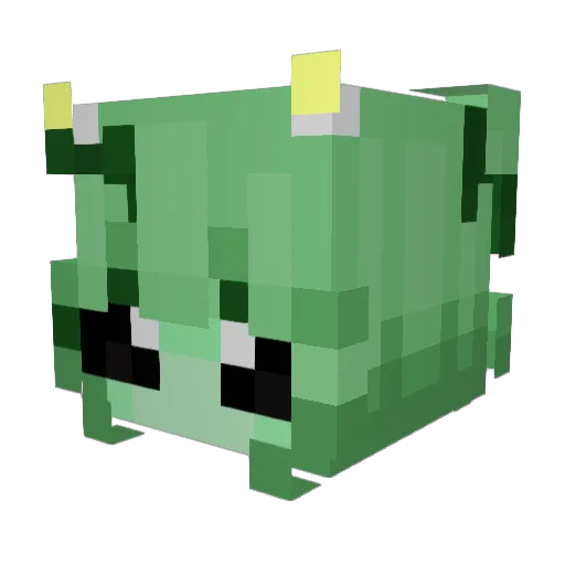 Nozie Minecraft avatar head, 3D render