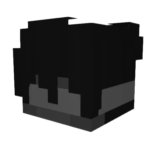 Nozzos__ Minecraft avatar head, 3D render