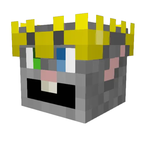 NpX_Beasty Minecraft avatar head, 3D render