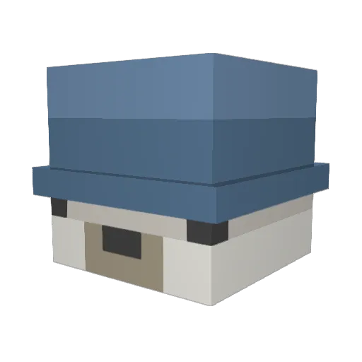 Npva4 Minecraft avatar head, 3D render