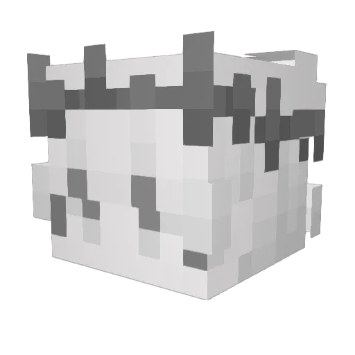 Nqldo Minecraft avatar head, 3D render