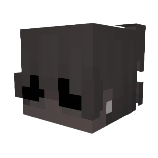 Nqthaniel Minecraft avatar head, 3D render