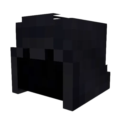 Nrixx Minecraft avatar head, 3D render