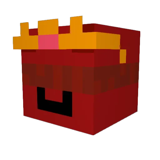 NsG_GoldYT Minecraft avatar head, 3D render