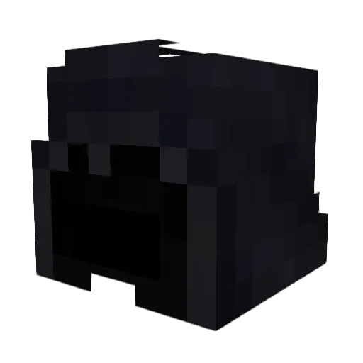 NsH222 Minecraft avatar head, 3D render