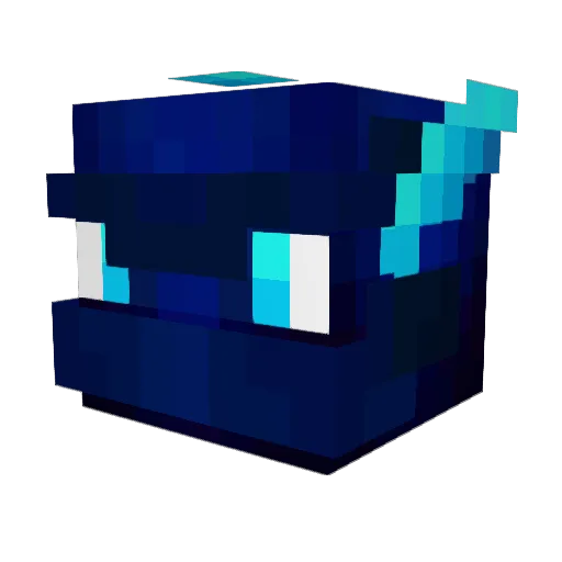 Nsimba Minecraft avatar head, 3D render