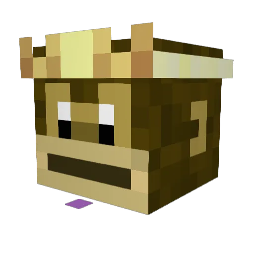 NthTrixx Minecraft avatar head, 3D render