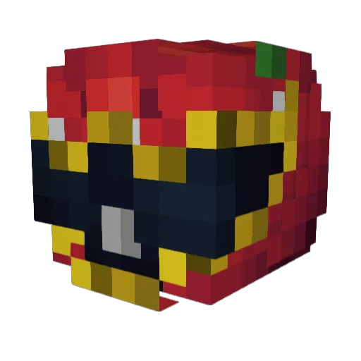 Ntmast Minecraft avatar head, 3D render