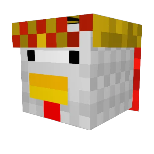 NtoneOne Minecraft avatar head, 3D render