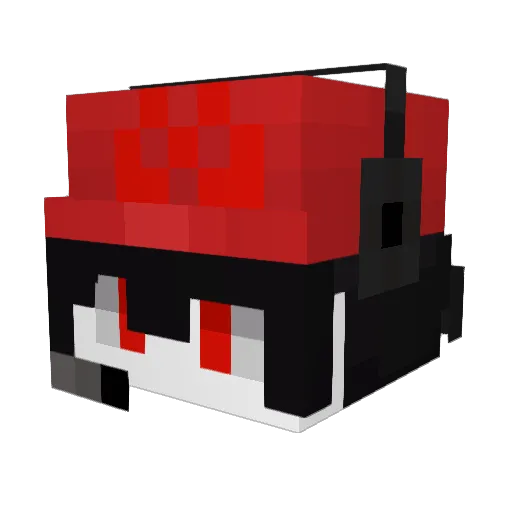 Ntzzz111 Minecraft avatar head, 3D render