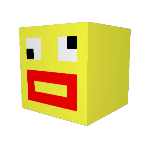 NuGu_ Minecraft avatar head, 3D render
