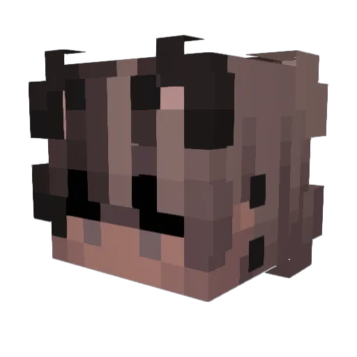 NuOphouden Minecraft avatar head, 3D render