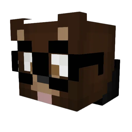NuW_Samzi Minecraft avatar head, 3D render