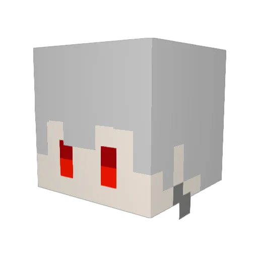 Nu_Nut Minecraft avatar head, 3D render