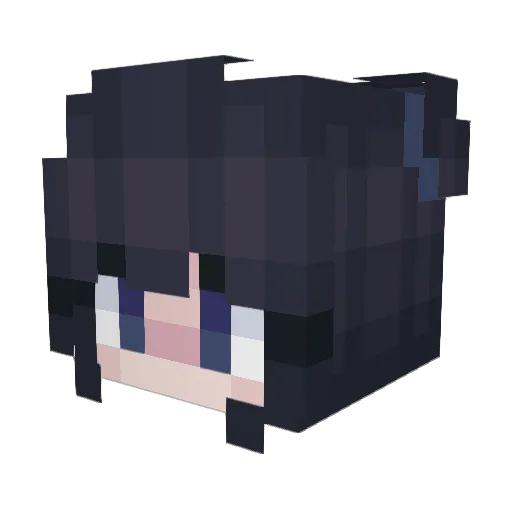 NubLyfe Minecraft avatar head, 3D render