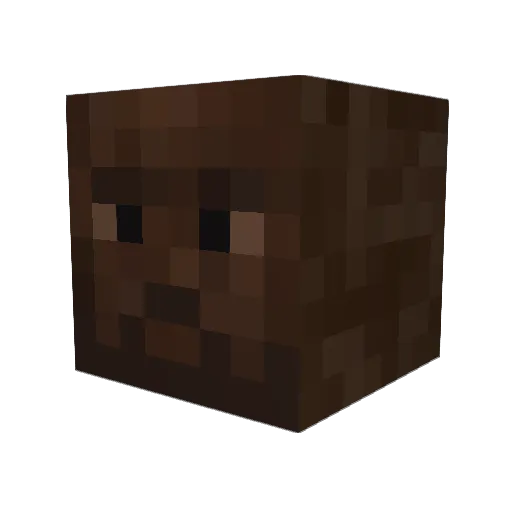 NubbingNub Minecraft avatar head, 3D render