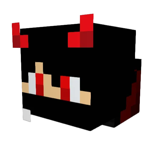 Nubby4407 Minecraft avatar head, 3D render