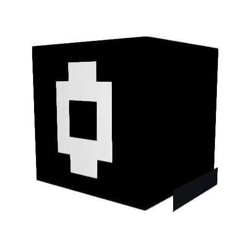 Nubbyyyyyy Minecraft avatar head, 3D render