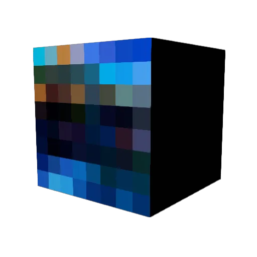 Nube2006 Minecraft avatar head, 3D render