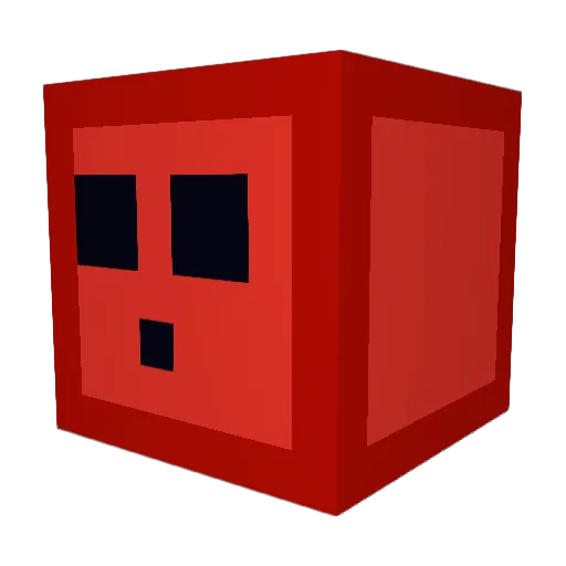Nubi___ Minecraft avatar head, 3D render