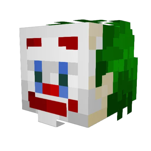 Nubia_123 Minecraft avatar head, 3D render
